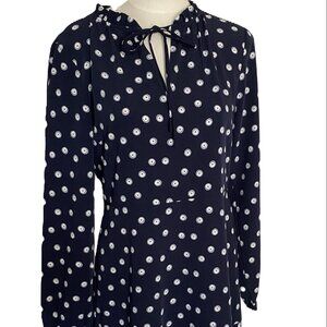 NWT LOFT Navy Blue Dress sz 4